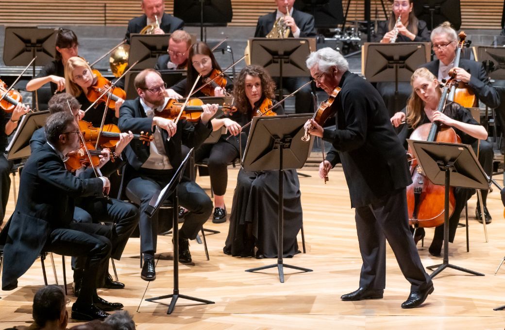 Pinchas Zukerman y la Sinfonia Varsovia &copy; Festival Internacional de M&uacute;sica de Canarias