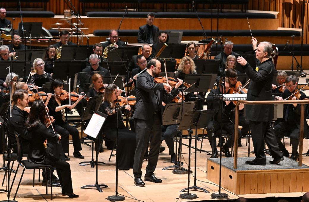 Igor Yuzefovich, Sakari Oramo and the BBCSO &copy; BBC | Mark Allan