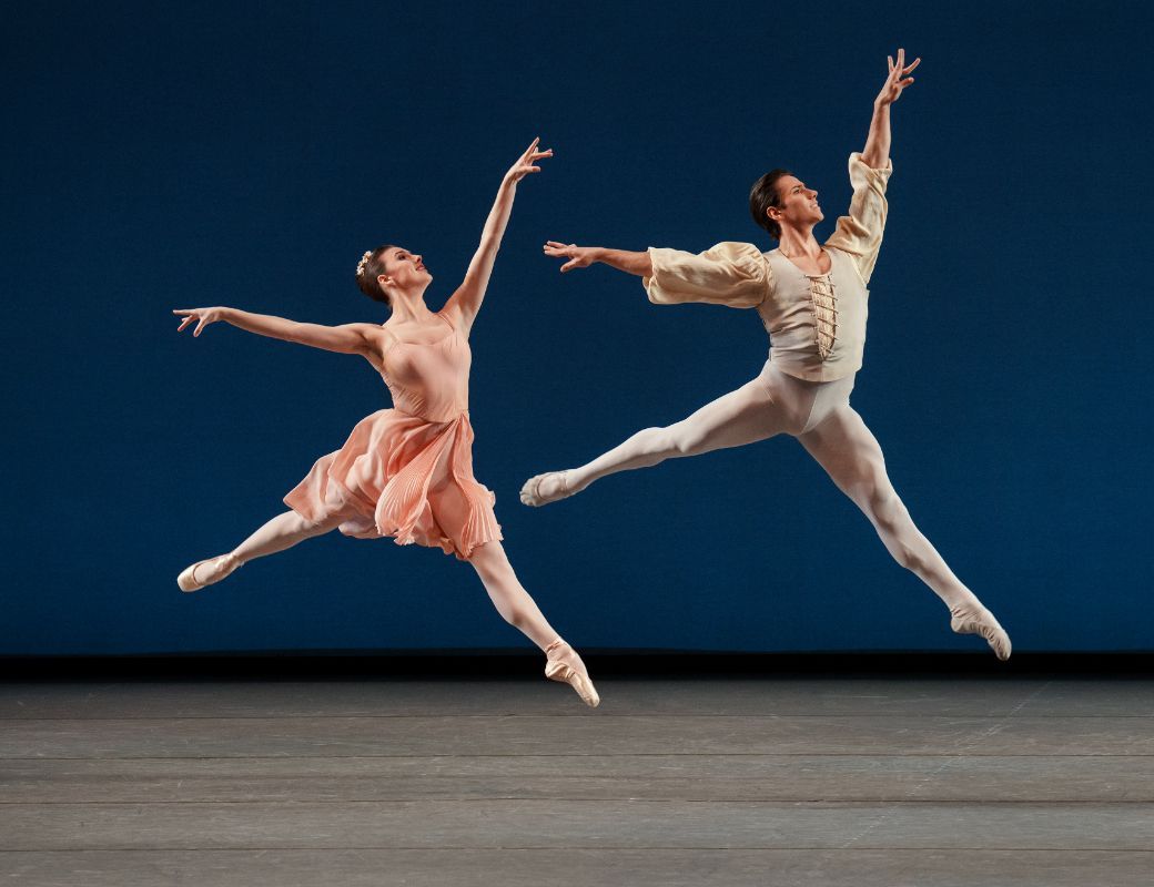 Tiler Peck and Roman Mejia in George Balanchine's <i>Allegro Brillante</i> &copy; Erin Baiano