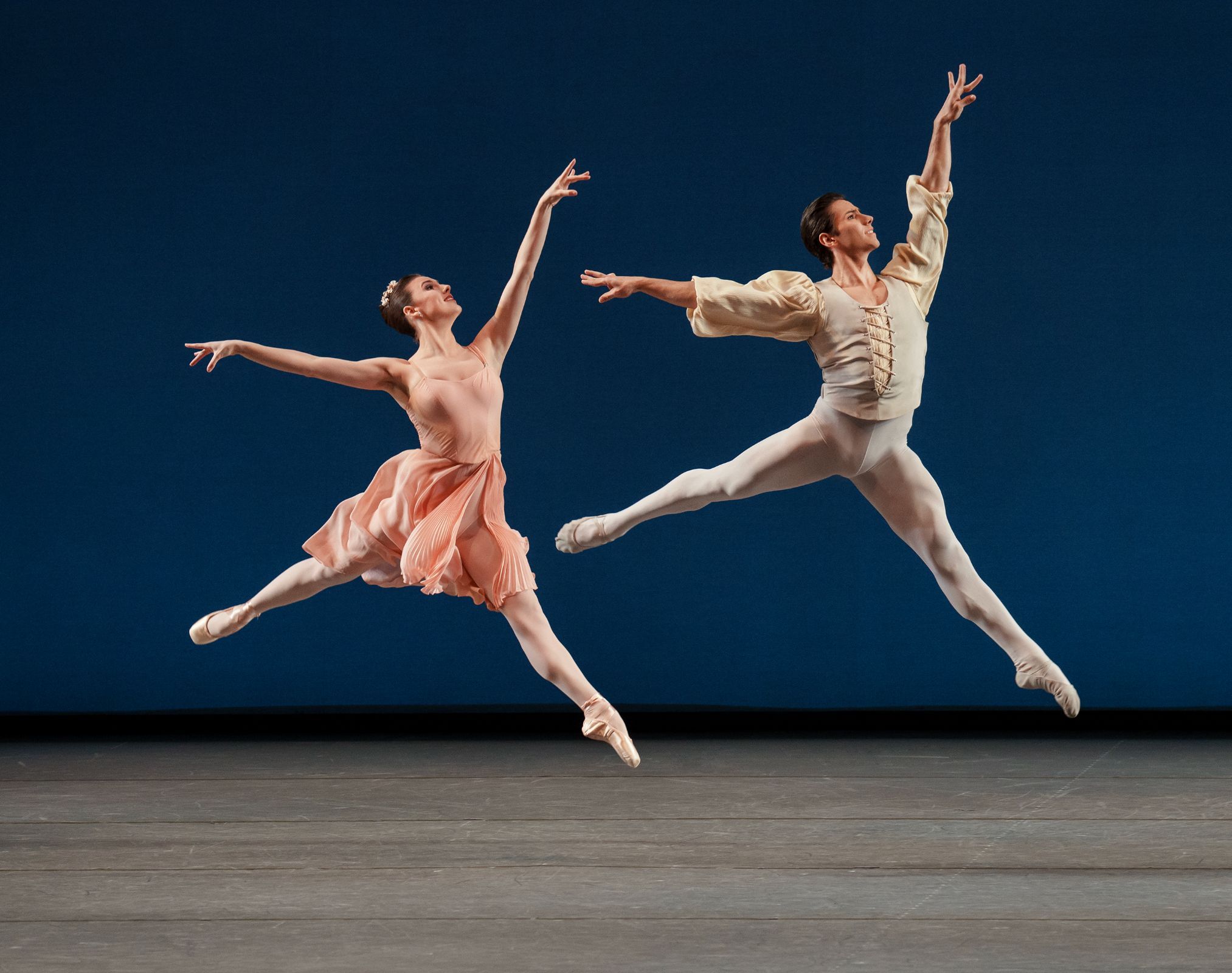 Tiler Peck and Roman Mejia in George Balanchine's <i>Allegro Brillante</i> &copy; Erin Baiano