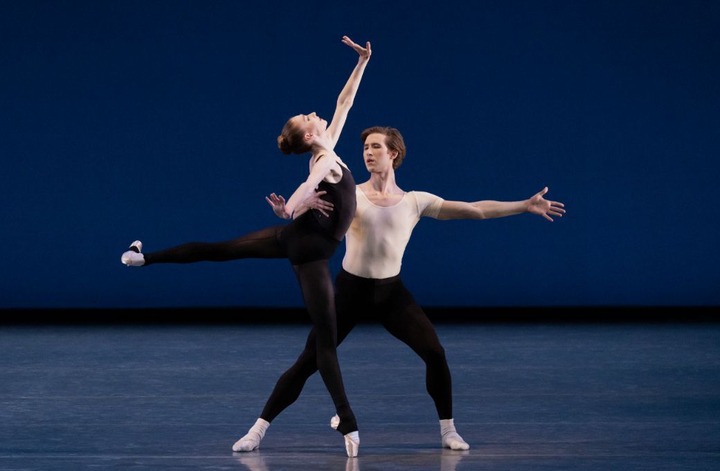 Ashley Laracey and Joseph Gordon in George Balanchine's <i>Stravinsky Violin Concerto</i> © Erin Baiano