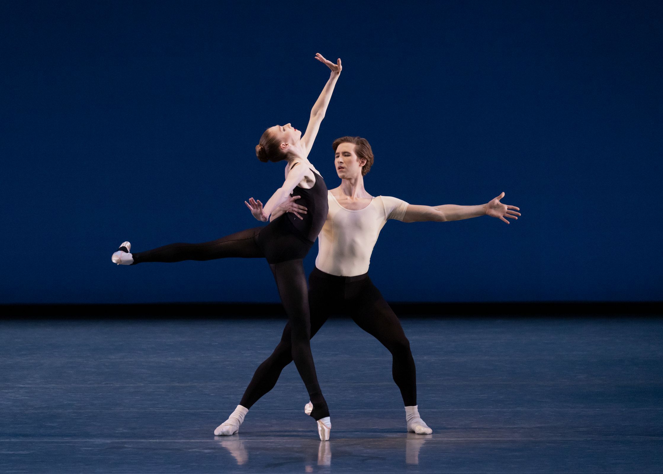 Ashley Laracey and Joseph Gordon in George Balanchine's <i>Stravinsky Violin Concerto</i> &copy; Erin Baiano