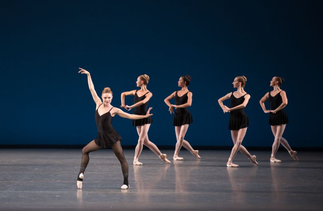 Sara Mearns and the Company in George Balanchine's <i>Stravinsky Violin Concerto</i> &copy; Rosalie O'Connor