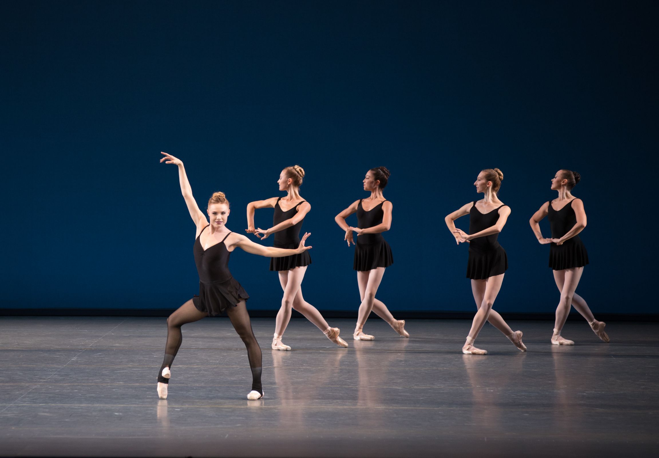 Sara Mearns and the Company in George Balanchine's <i>Stravinsky Violin Concerto</i> &copy; Rosalie O'Connor