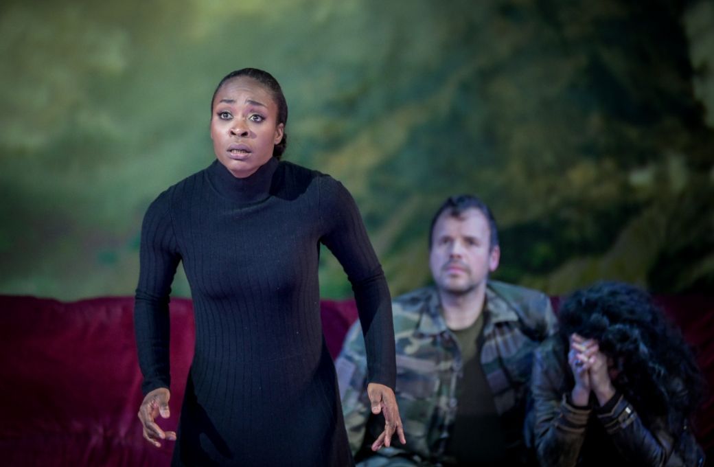 Jeanine De Bique (T&eacute;la&iuml;re), Marc Mauillon (Pollux) &copy; Vincent Pontet / Op&eacute;ra national de Paris