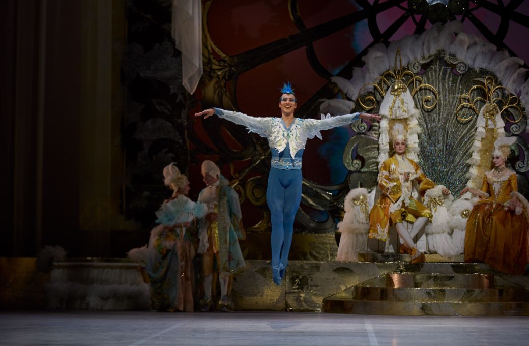 Thomas Brun as the Bluebird in Javier Torres' <i>The Sleeping Beauty</i> &copy; Jonas Lundqvist