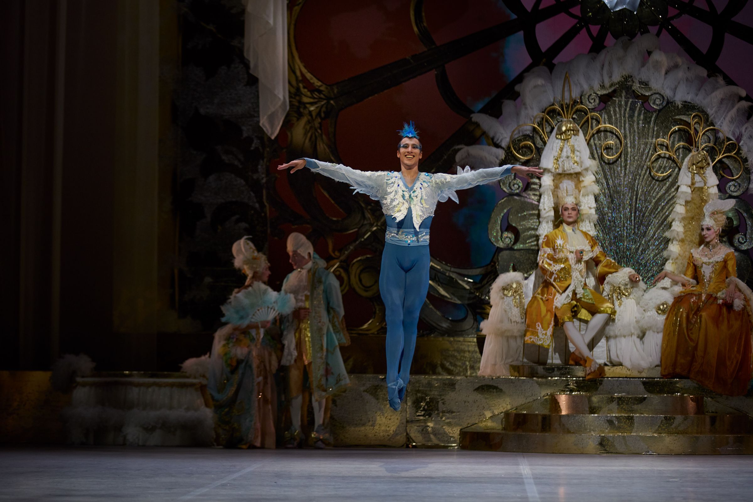 Thomas Brun as the Bluebird in Javier Torres' <i>The Sleeping Beauty</i> &copy; Jonas Lundqvist