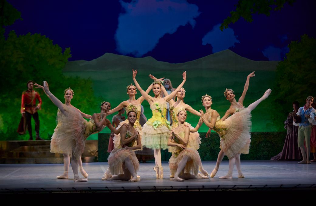 Linda Haakana as Babette with Finnish National Ballet in <i>The Sleeping Beauty</i> &copy; Jonas Lundqvist