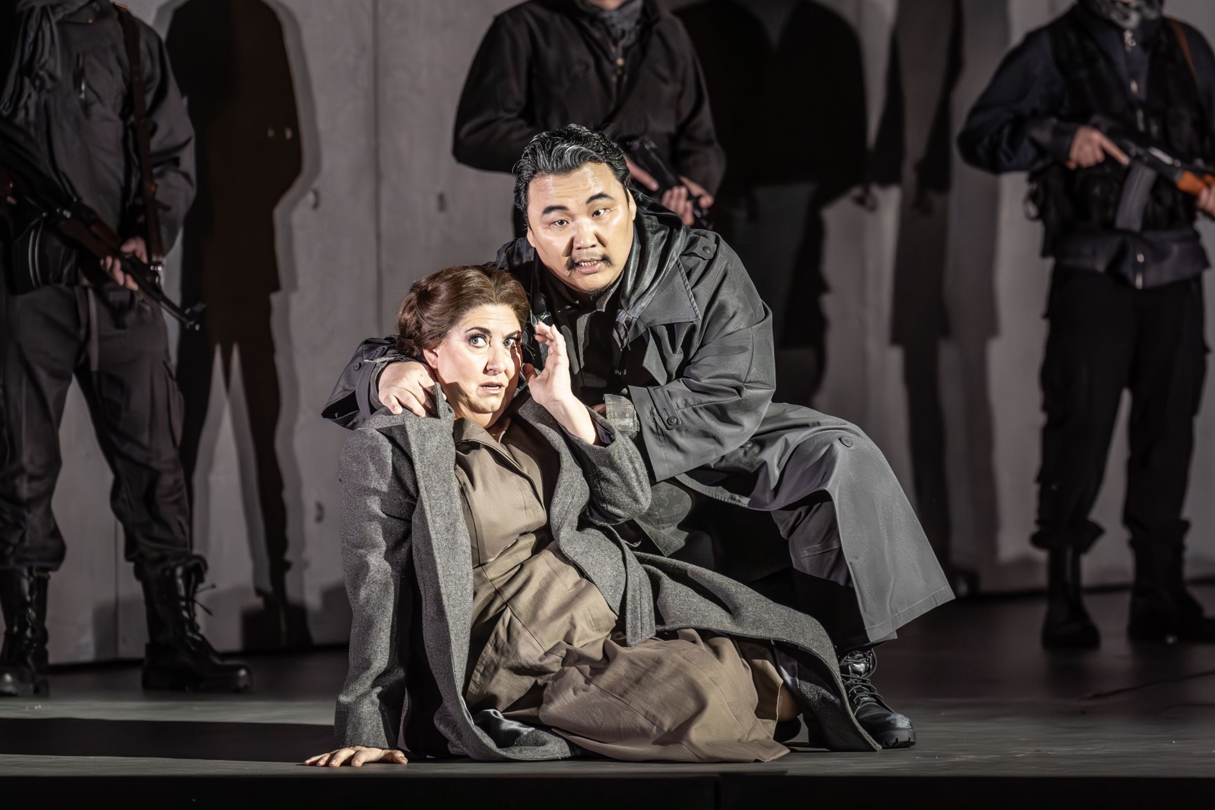 Anna Pirozzi (Aida) and Amartuvshin Enkhbat (Amonasro) &copy; RBO | Marc Brenner
