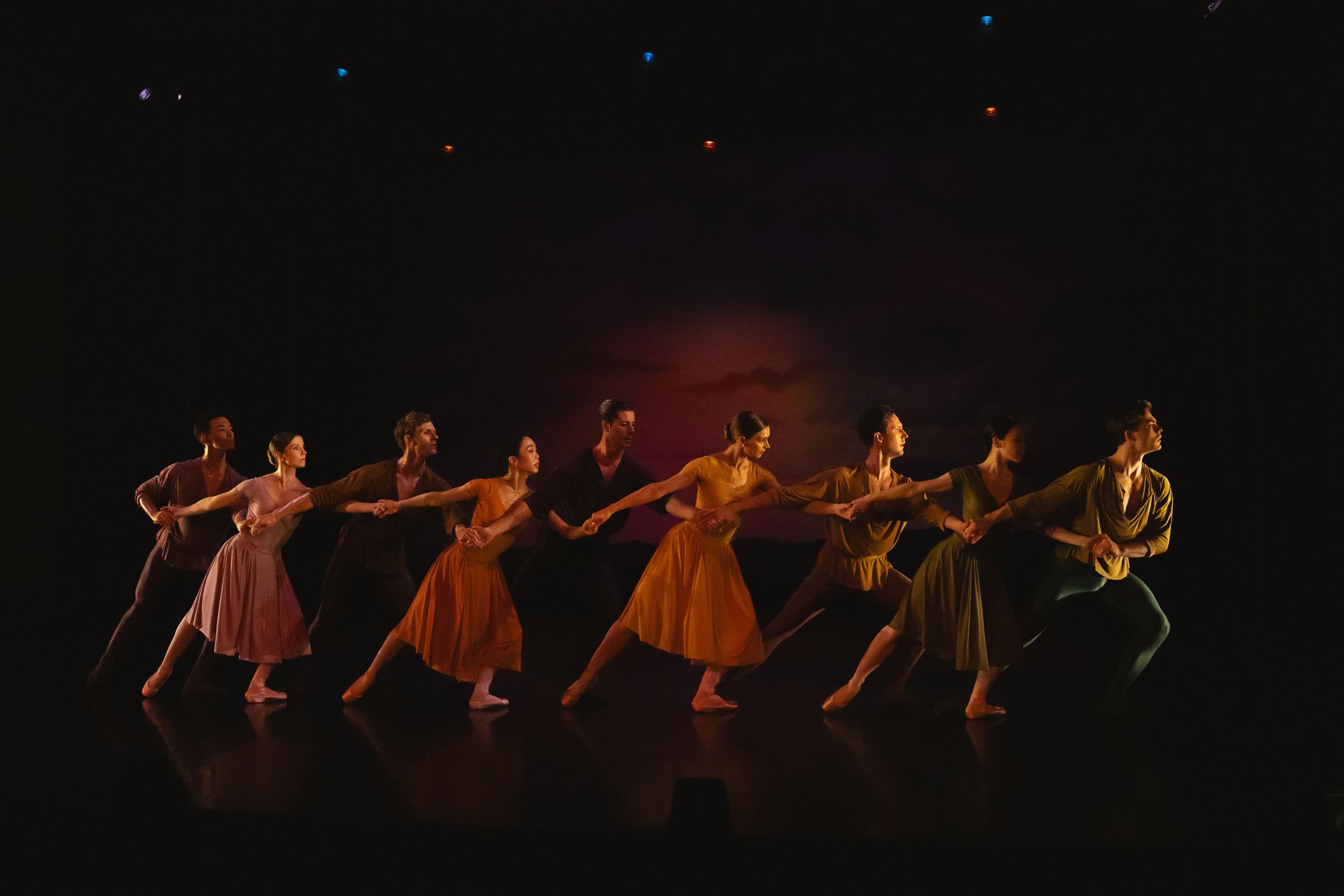 Northern Ballet dancers in Rudi van Dantzig's <i>Four Last Songs</i> &copy; Colleen Mair