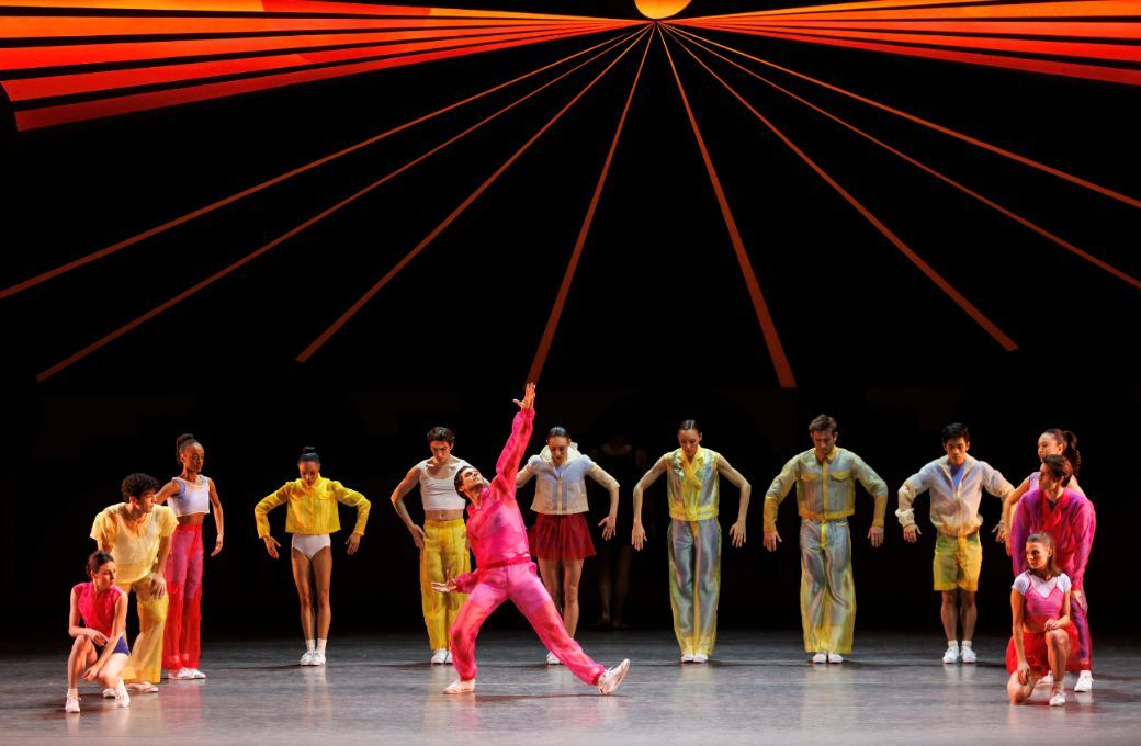 Peter Walker and the Company in Justin Peck's <i>Mystic Familiar</i> &copy; Erin Baiano