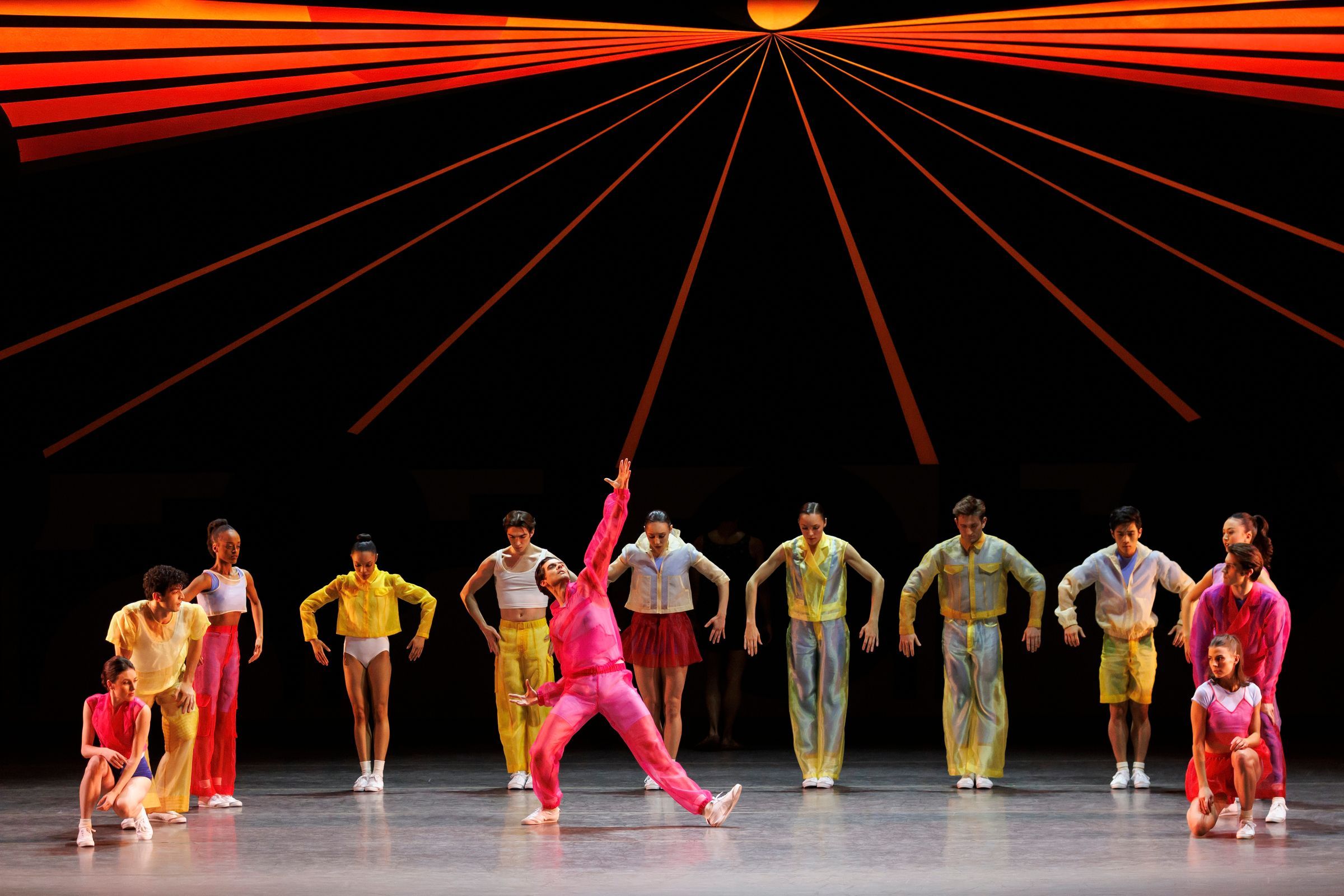 Peter Walker and the Company in Justin Peck's <i>Mystic Familiar</i> &copy; Erin Baiano