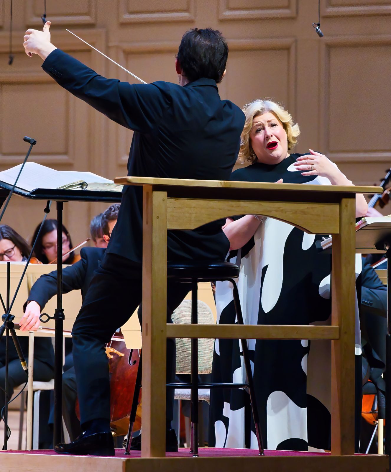Andris Nelsons and Karen Cargill &copy; Hilary Scott, courtesy of the Boston Symphony Orchestra