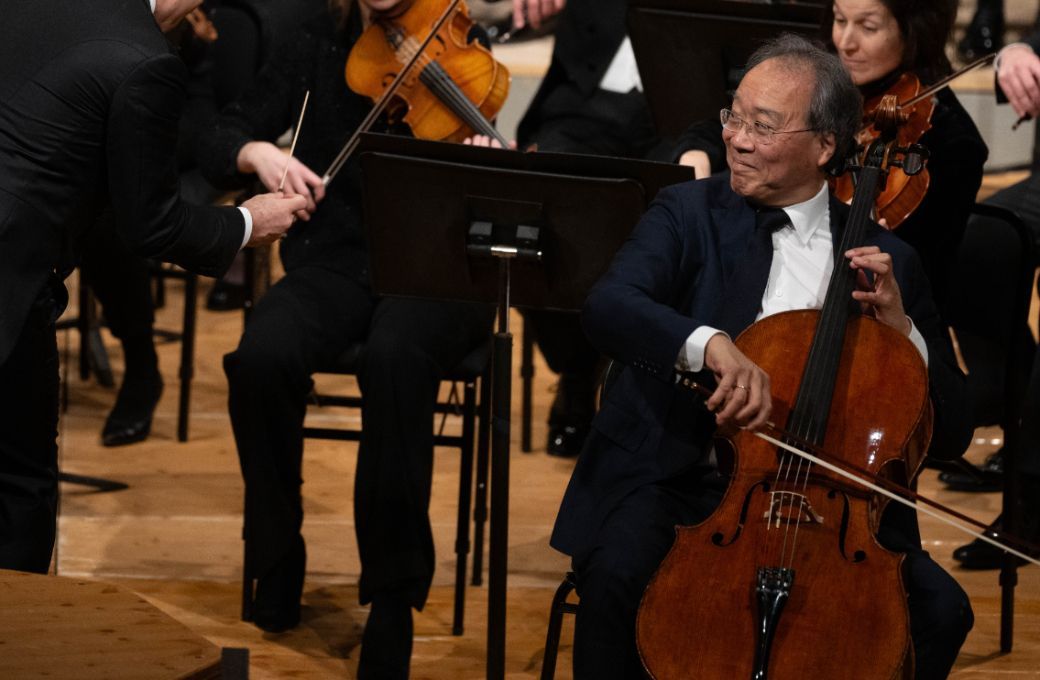 Yo-Yo Ma and the Lausanne Chamber Orchestra © Raphaël Faux