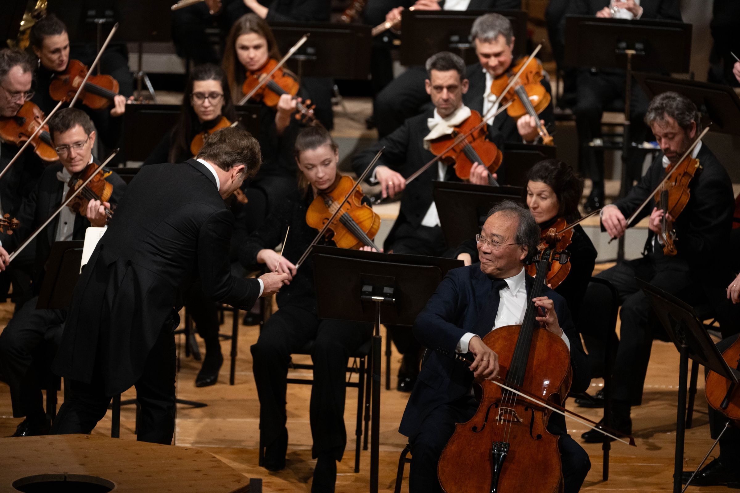 Yo-Yo Ma and the Lausanne Chamber Orchestra © Raphaël Faux