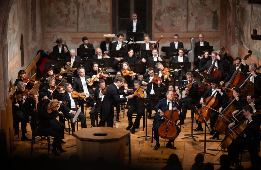 Renaud Capuçon, Yo-Yo Ma and the Lausanne Chamber Orchestra © Raphaël Faux