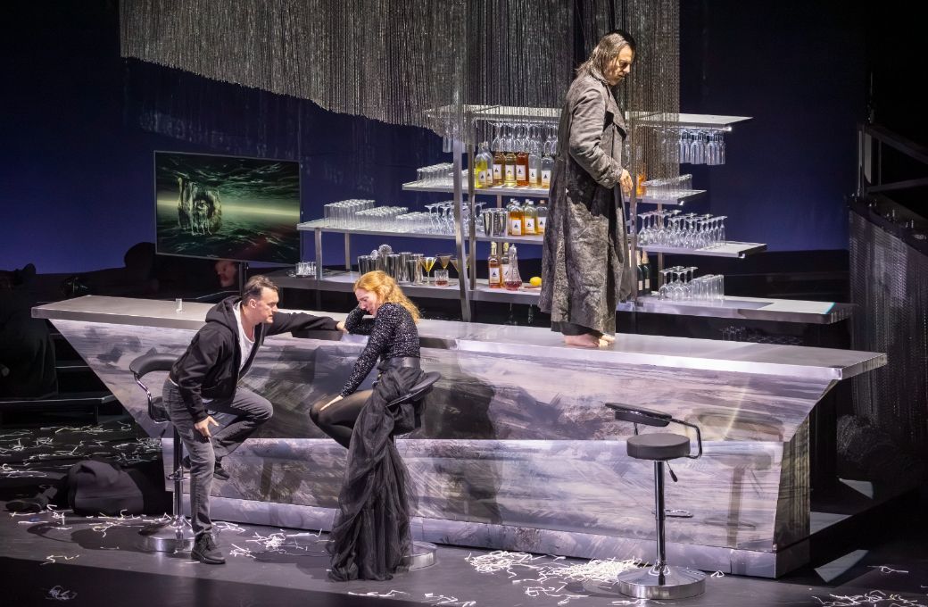 Edgaras Montvidas (Erik), Layla Claire (Senta) and Robert Hayward (The Dutchman) &copy; James Glossop