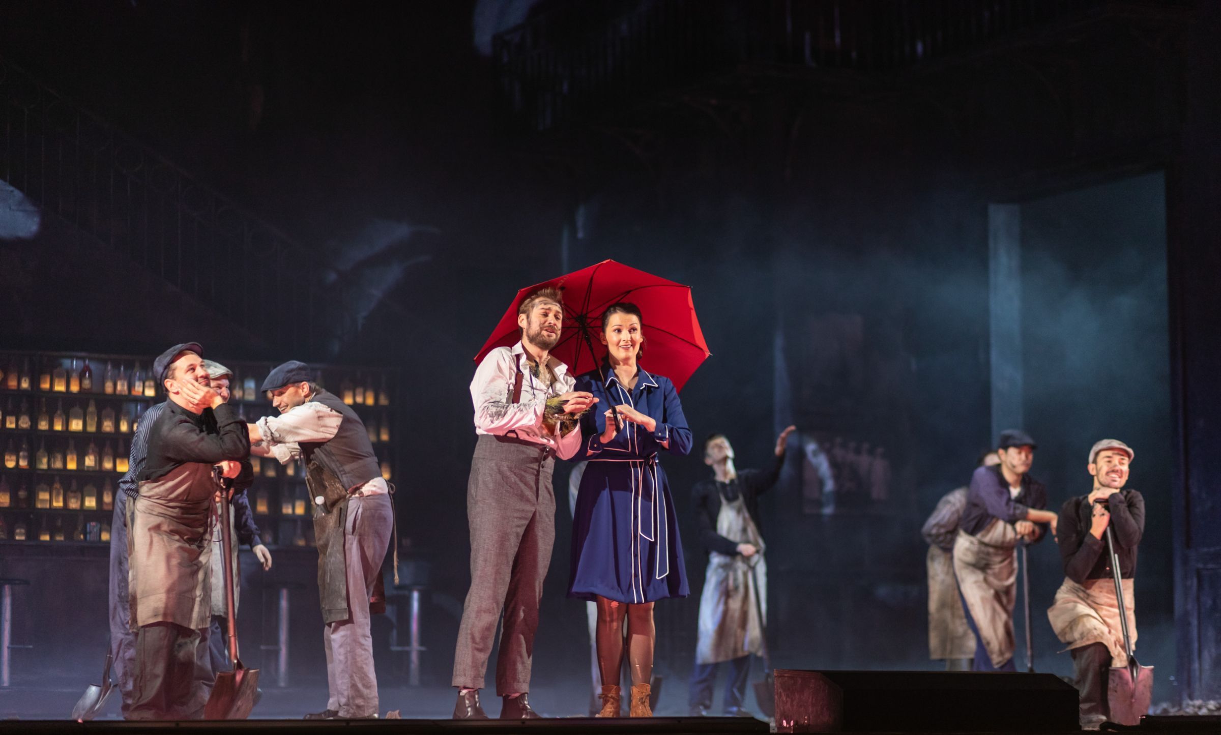 Ludwig Mittelhammer (Papageno) und Slávka Zámečníková (Pamina) © Wiener Staatsoper | Sofia Vargaiová