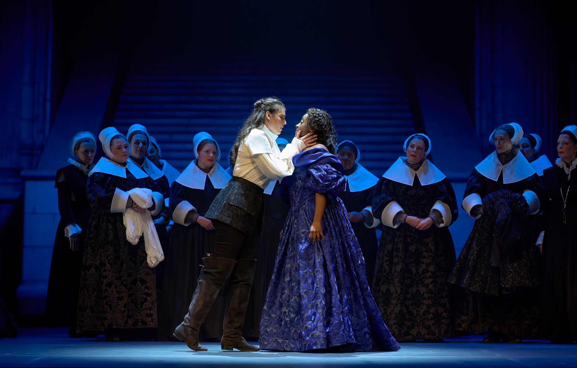 Kirsten MacKinnon (Christine) and Queen Hezumuryango (Ebba Sparre) &copy; Michael Cooper