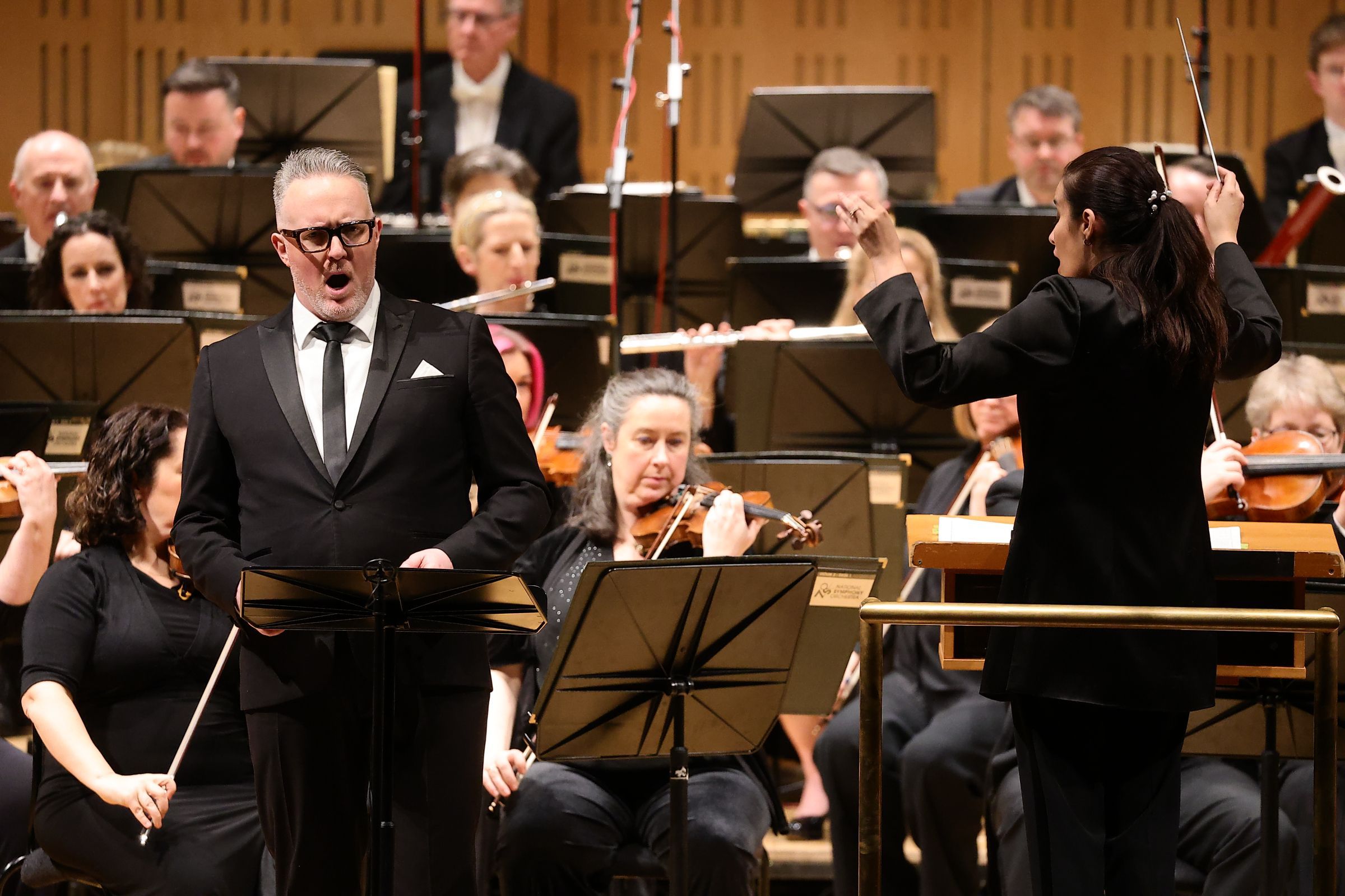 Gavan Ring, Lina González-Granados and the National Symphony Orchestra © Joanne Taaffe