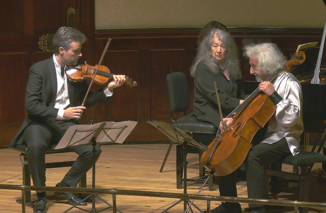 Yossif Ivanov, Martha Argerich and Mischa Maisky © Wigmore Hall Trust