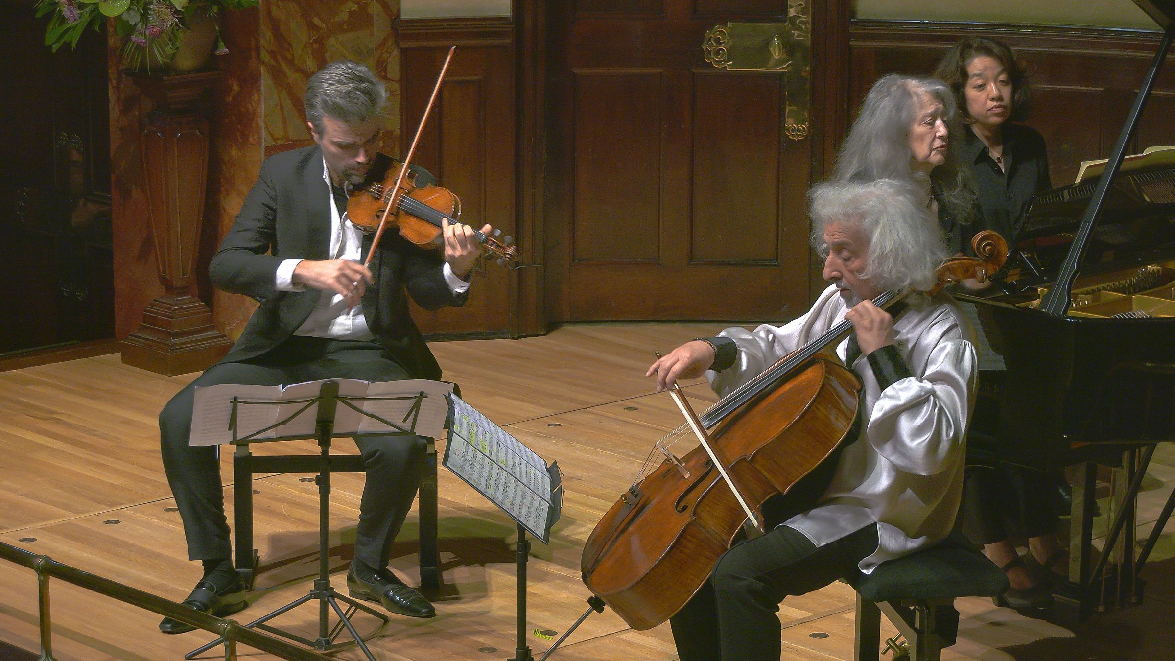 Yossif Ivanov, Mischa Maisky and Martha Argerich &copy; Wigmore Hall Trust