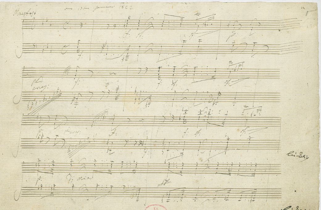 Beethoven’s Sonata no. 32 Op.111, manuscript (1822) © Public domain | Staatsbibliothek zu Berlin