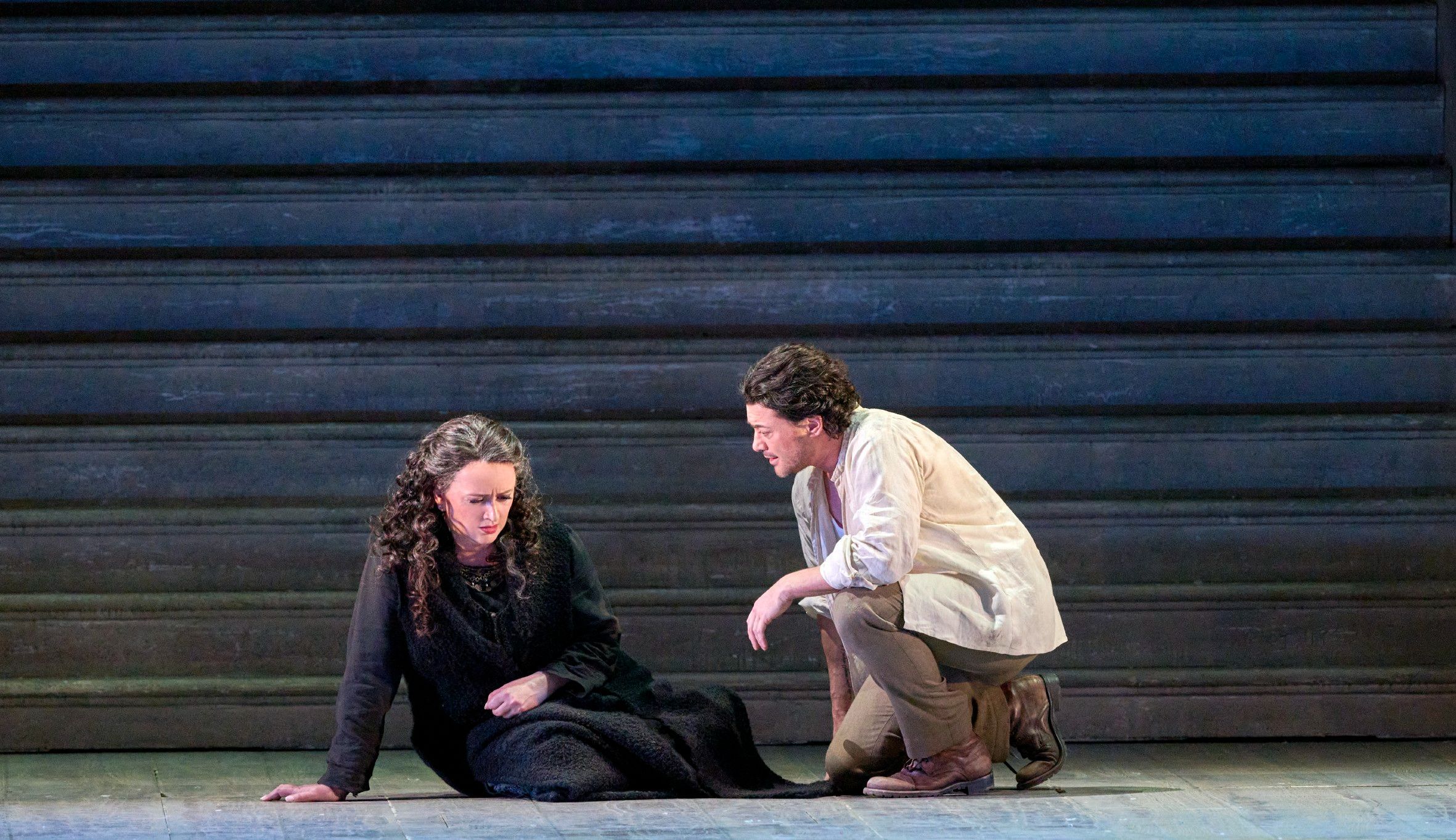 Clémentine Margaine (Azucena) und Vittorio Grigolo (Manrico) &copy; Wiener Staatsoper | Michael Pöhn