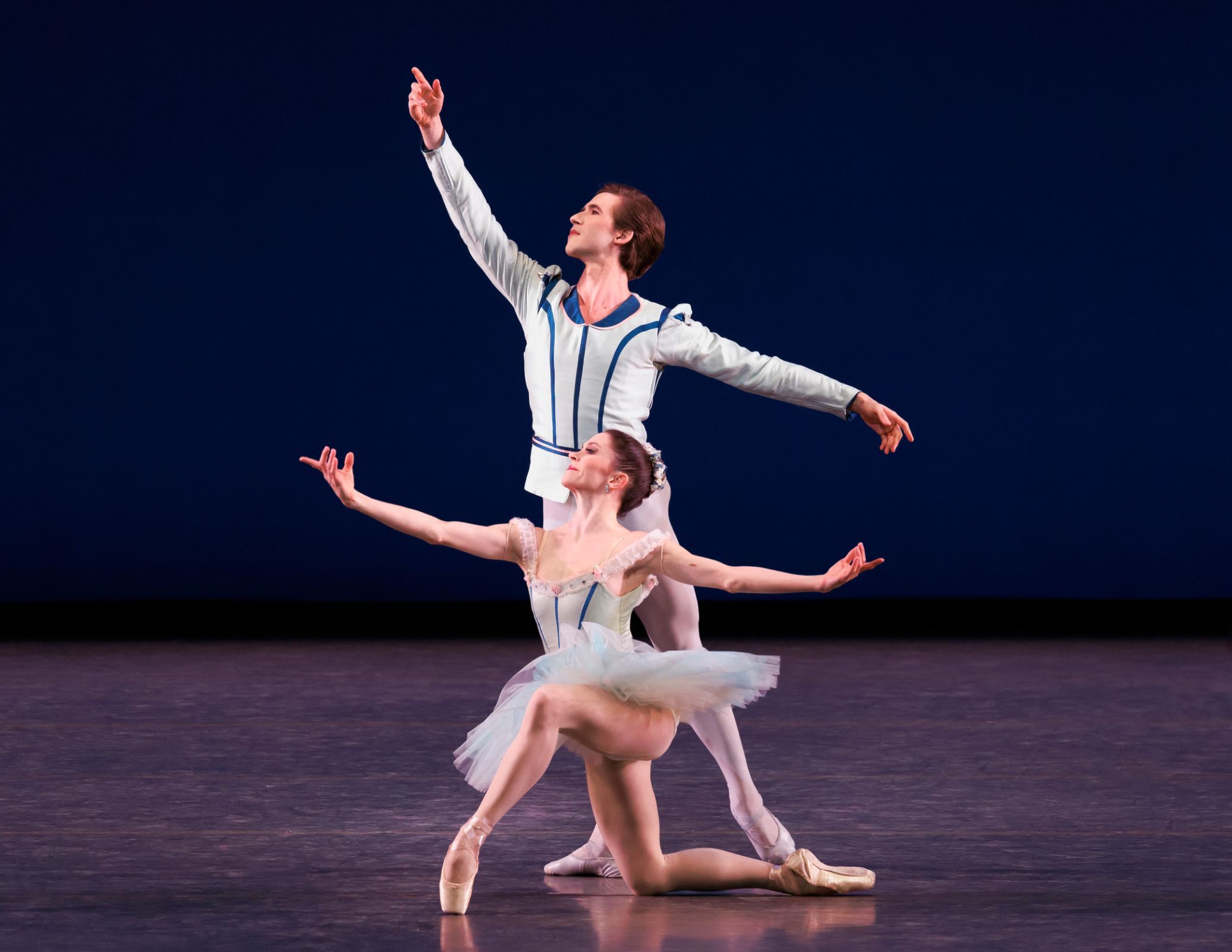 Megan Fairchild and Joseph Gordon in George Balanchine's <i>Sylvia: Pas de Deux</i> © Erin Baiano