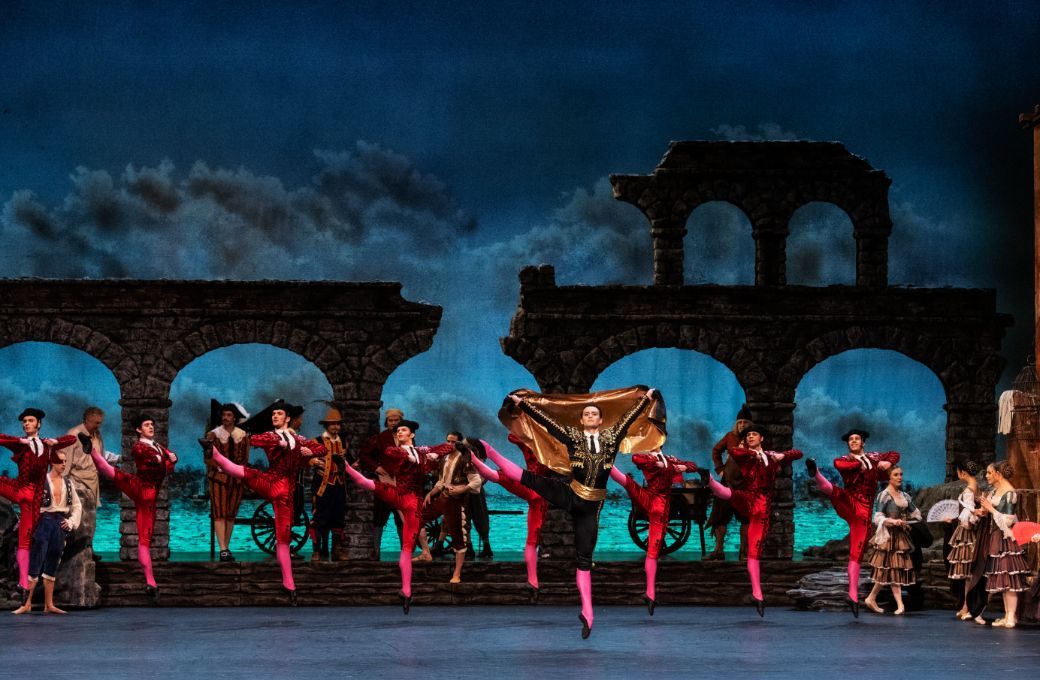 Simon Regourd as Espada with Norwegian National Ballet in <i>Don Quixote</i> © Erik Berg