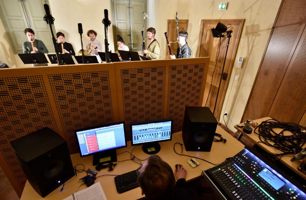 Coloquio 6 recording at Ambronay &copy; Bertrand Pich&egrave;ne