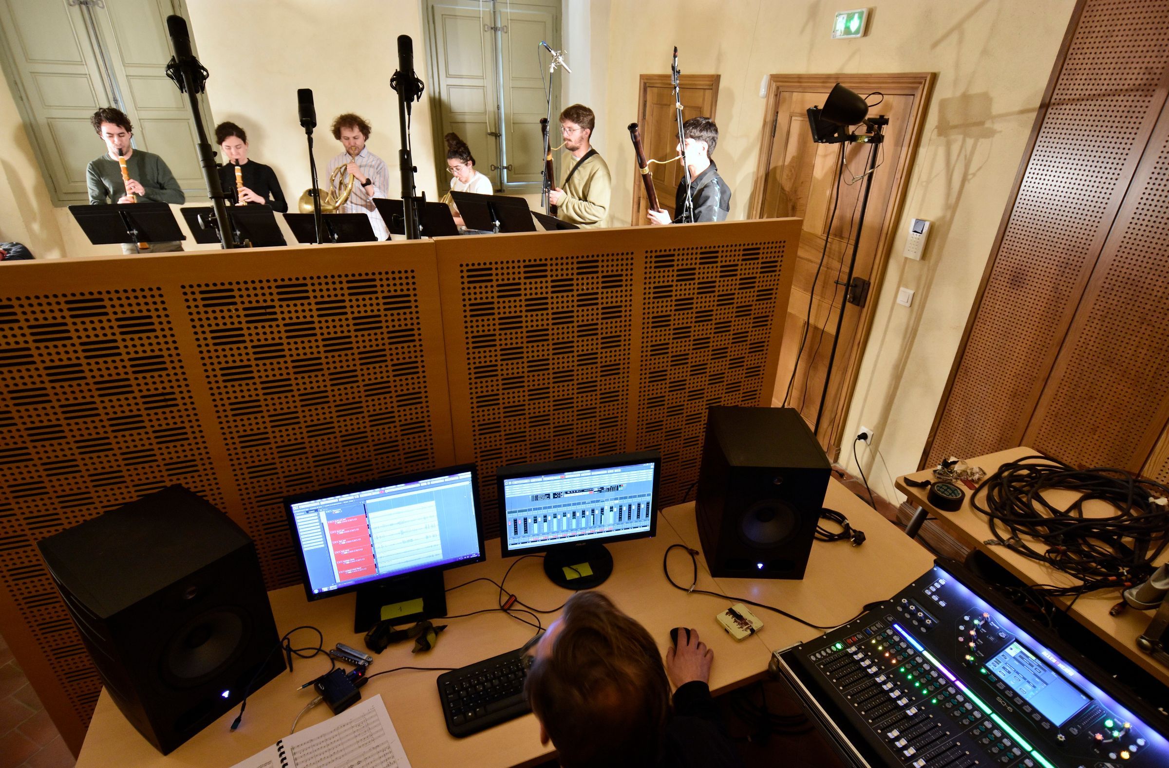 Coloquio 6 recording at Ambronay &copy; Bertrand Pichène