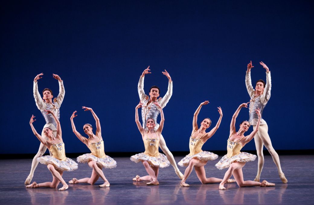 New York City Ballet in George Balanchine's <i>Divertimento No. 15</i> &copy; Erin Baiano