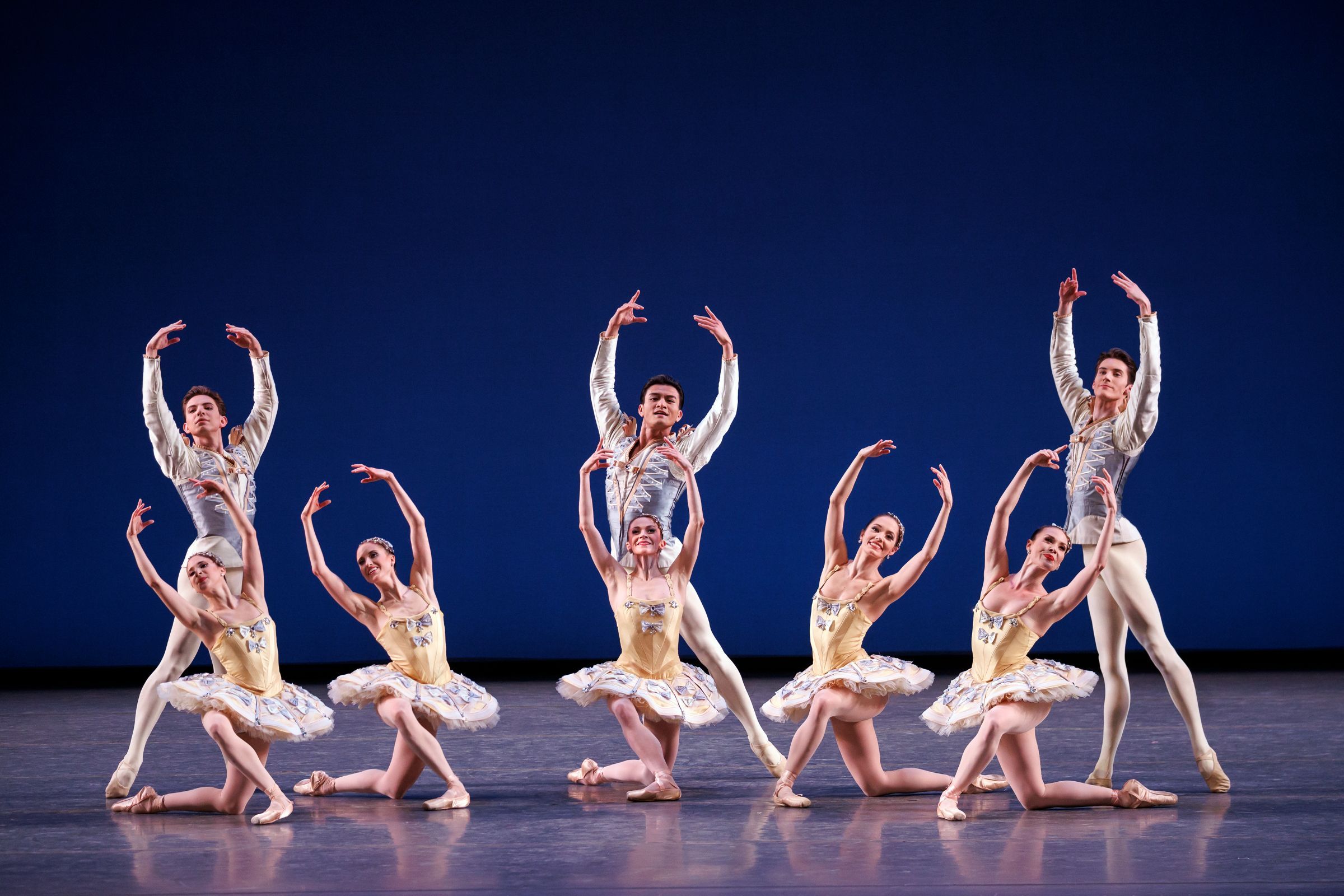 New York City Ballet in George Balanchine's <i>Divertimento No. 15</i> &copy; Erin Baiano