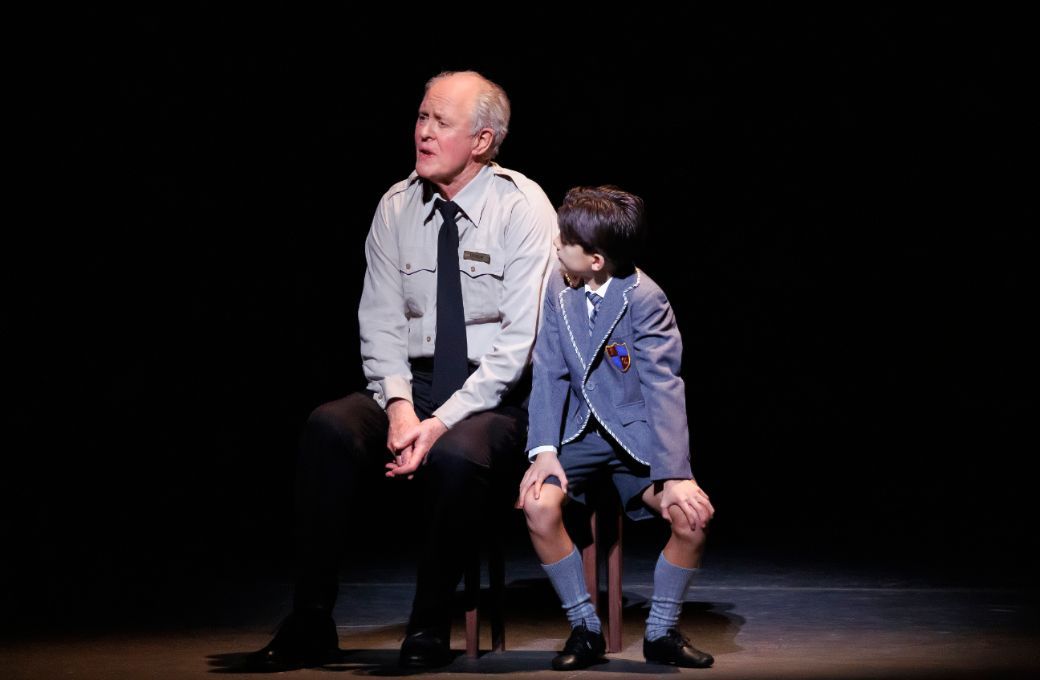 John Lithgow with SAB student Hannon Hatchett in Christopher Wheeldon's <i>Carnival of the Animals</i> &copy; Erin Baiano