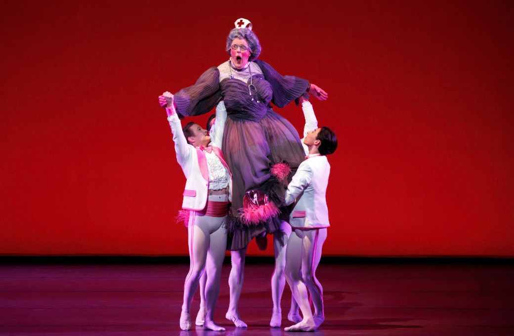 John Lithgow with New York City Ballet in Christopher Wheeldon's <i>Carnival of the Animals</i> &copy; Erin Baiano