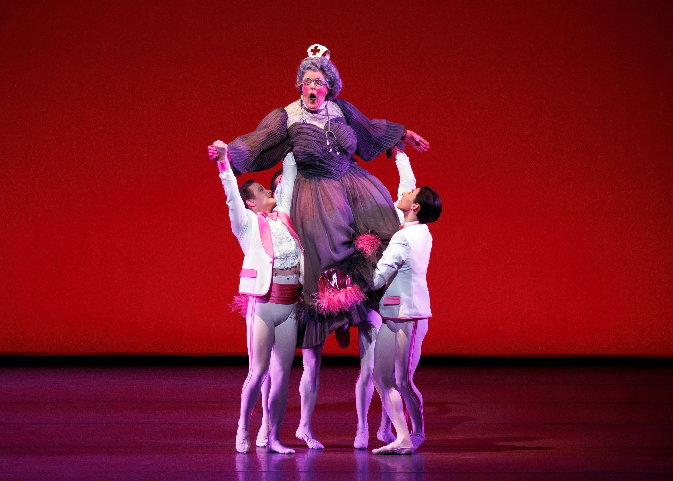 John Lithgow with New York City Ballet in Christopher Wheeldon's <i>Carnival of the Animals</i> &copy; Erin Baiano