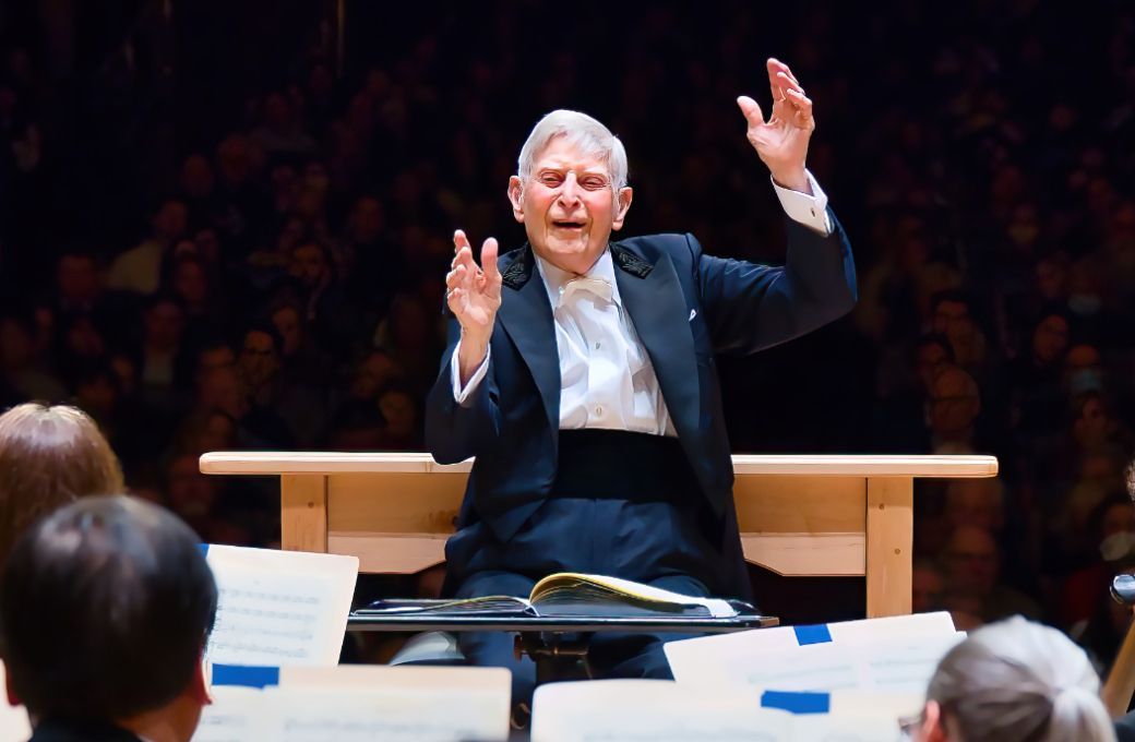 Herbert Blomstedt conducts the Boston Symphony Orchestra &copy; Hilary Scott