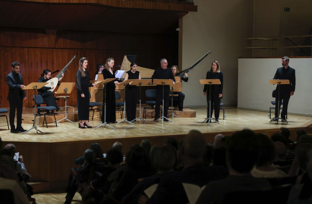 Les Arts Florissants y Paul Agnew en el concierto <i>Jephte</i> en Madrid © Elvira Megías | CNDM (Centro Nacional de Difusión Musical)