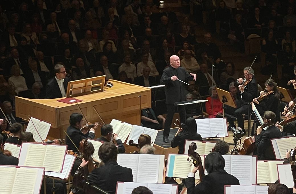 Christian Schmitt, Christoph Eschenbach und die Bamberger Symphoniker © Mona Wölfel