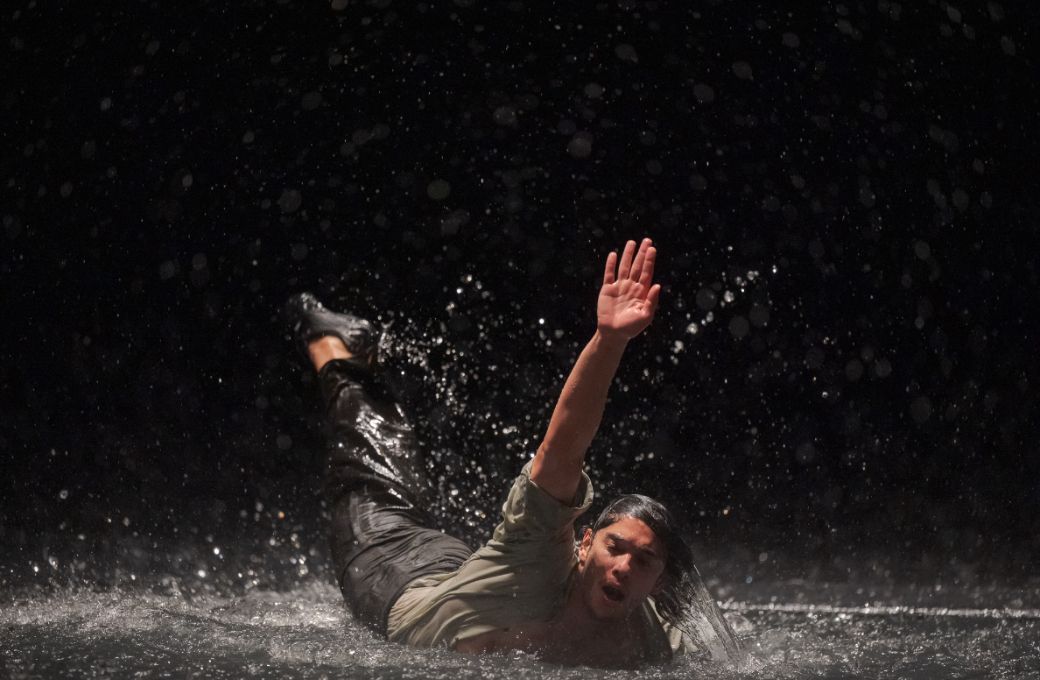 Tanztheater Wuppertal in Pina Bausch's <i>Vollmond</i> © Martin Argyroglo