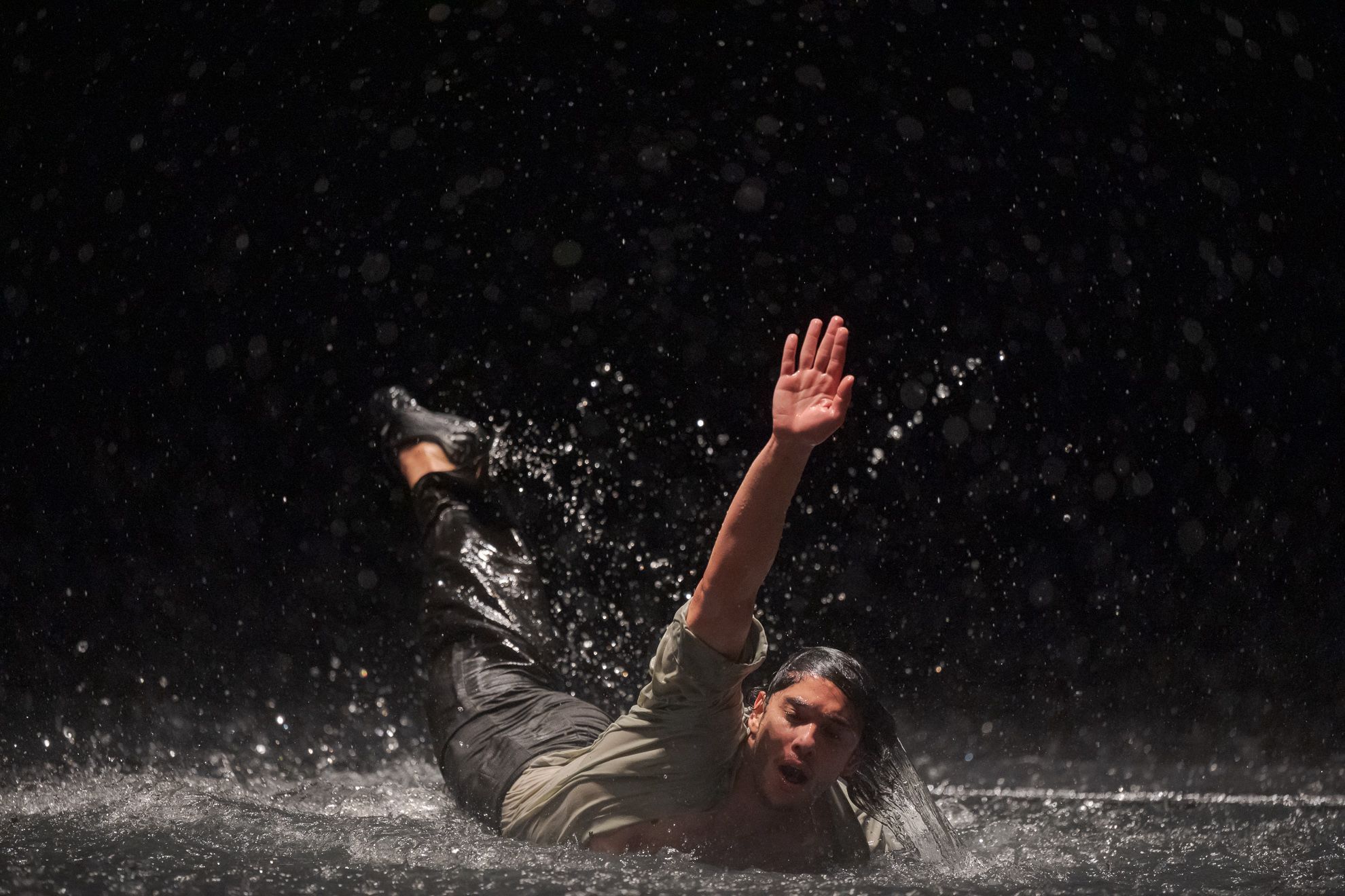 Tanztheater Wuppertal in Pina Bausch's <i>Vollmond</i> © Martin Argyroglo