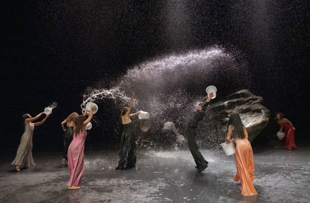 Tanztheater Wuppertal in Pina Bausch's <i>Vollmond</i> © Martin Argyroglo