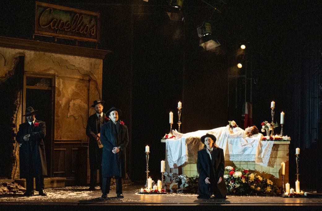 Brenton Spiteri (Tebaldo) and Samantha Price (Romeo) © Richard Hubert Smith