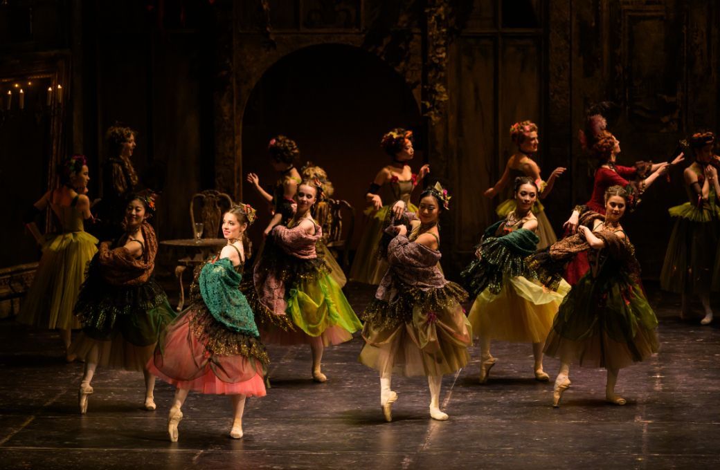 Alina Nanu as Lescaut's mistress with Czech National Ballet in <i>L'Histoire de Manon</i> © Serghei Gherciu