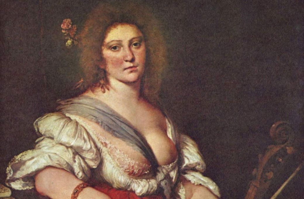 Barbara Strozzi, painted by Bernardo Strozzi. &copy; Public domain