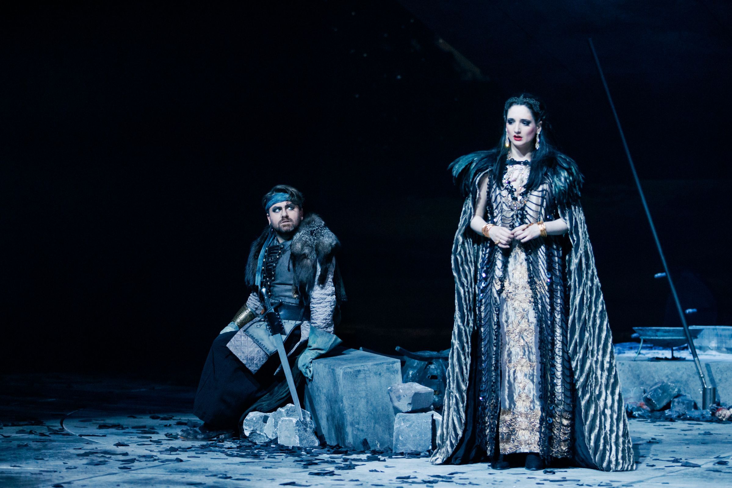 Rafał Tomkiewicz (Siroe) and Shira Patchornik (Laodice) &copy; Felix Grünschloss