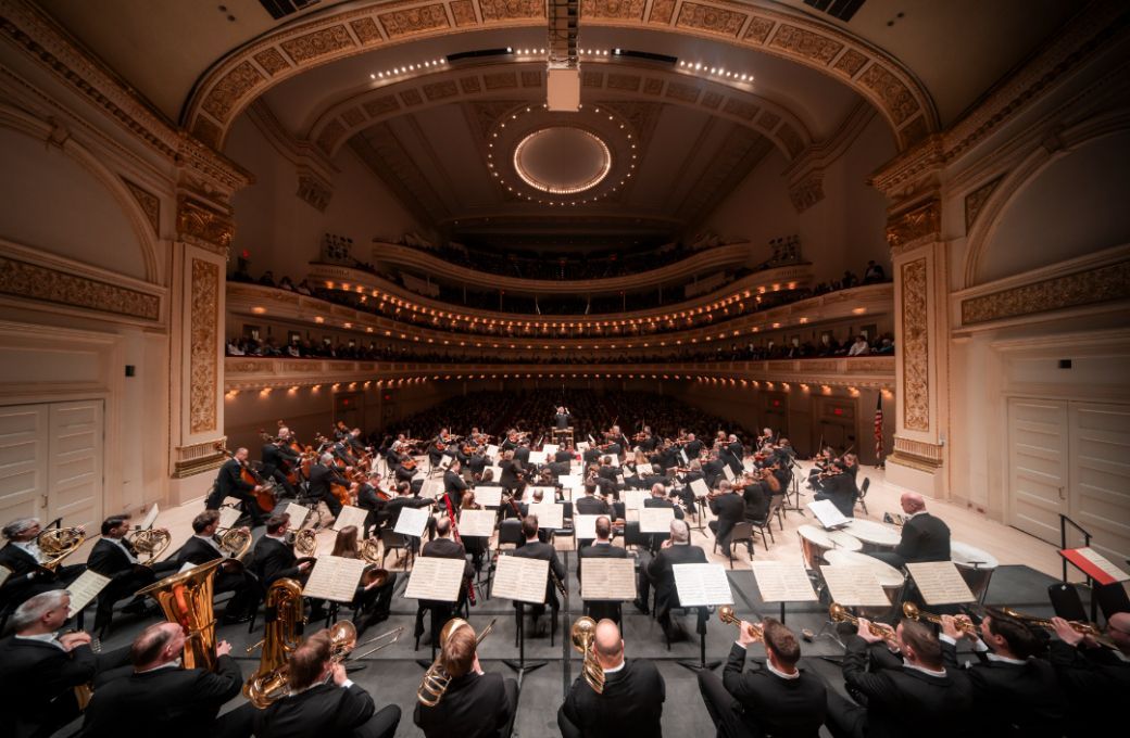 Riccardo Muti conducts the Vienna Philharmonic in Carnegie Hall © Chris Lee