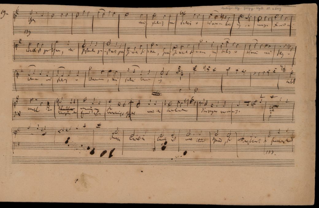 Esquisse de Schumann pour <i>Le Paradis et la Péri</i>, finale © Public domain | IMSLP