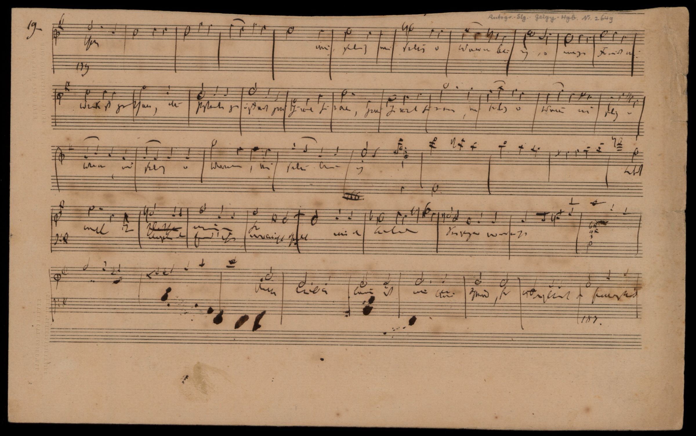 Esquisse de Schumann pour <i>Le Paradis et la Péri</i>, finale © Public domain | IMSLP